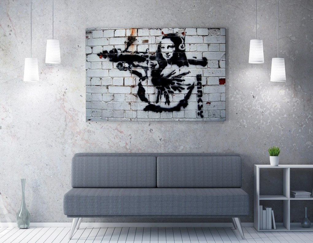 Pintura Decorativa em Tela WY26 – Multicolor – 50 x 70 cm