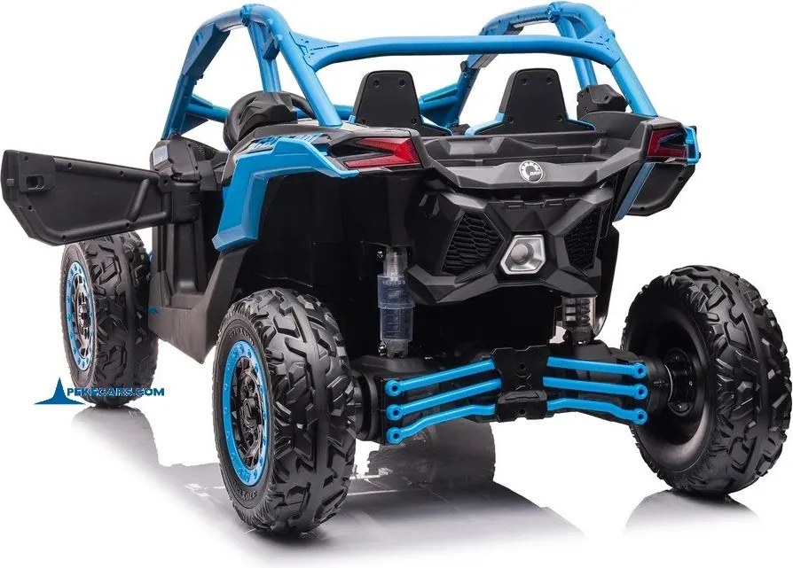 Carro elétrico para crianças 1 a 6 anos 24V MP4 CAN-AM Maverick Buggy Azul