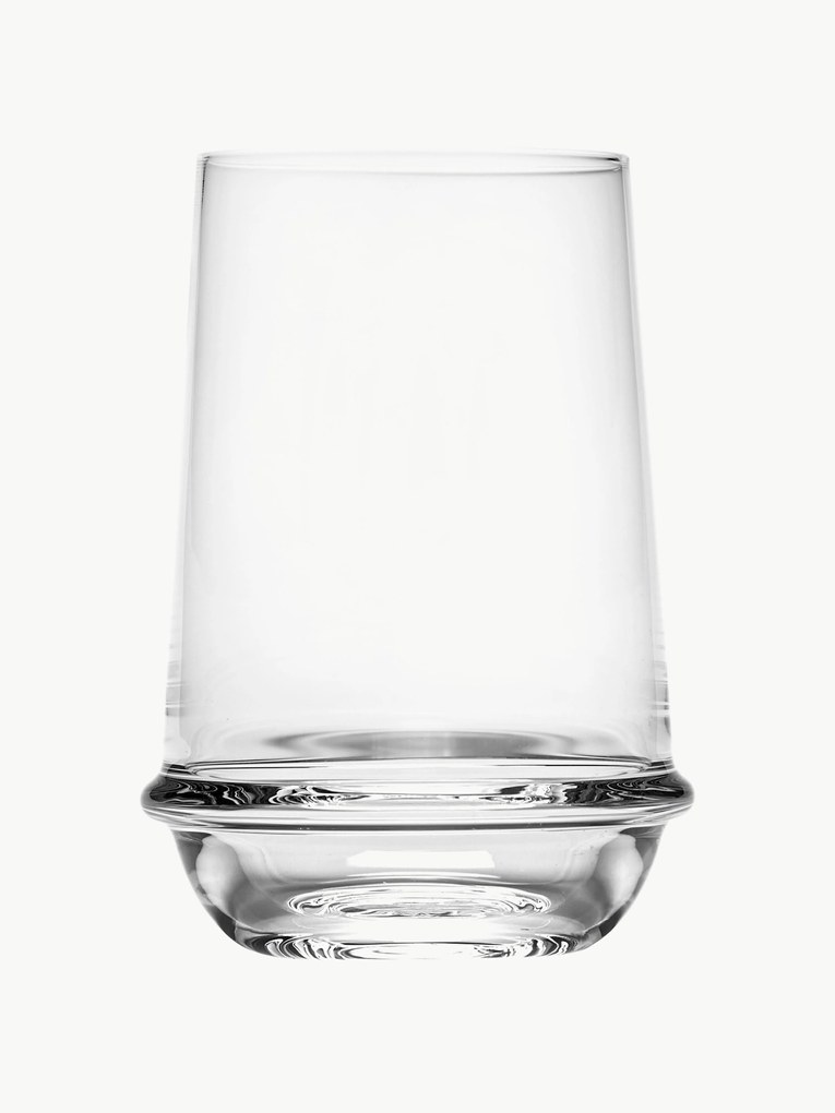 Copos de vidro artesanal Dune, conjunto de 4