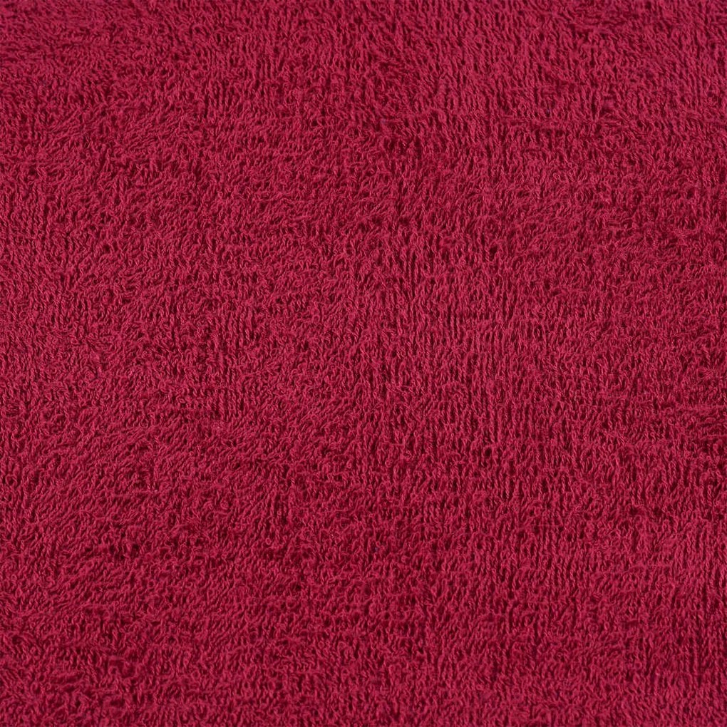 Toalhas de mãos 2 pcs 30x30 cm 360 g/m2 100% algodão bordô