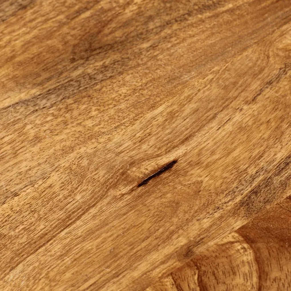 Tampo de mesa redondo Ø80x2,5cm madeira de mangueira maciça