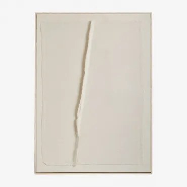 Quadro Decorativo Com Textura Em Linho Ovilea A & 50 X 70 Cm - Sklum