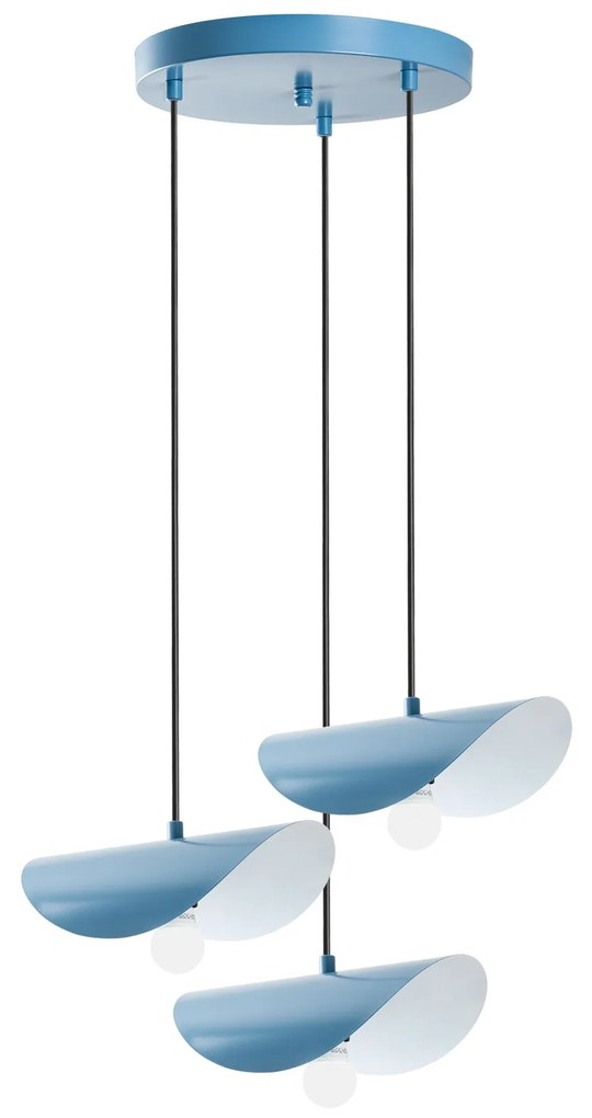 Candeeiro de Teto Eger – Azul Claro – Ø50 cm
