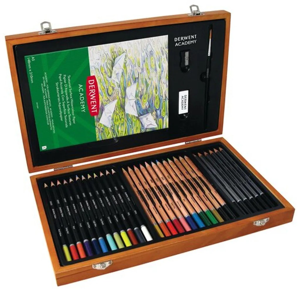 Conjunto de Desenho Derwent Academy Estojo de Oferta 35 Peças