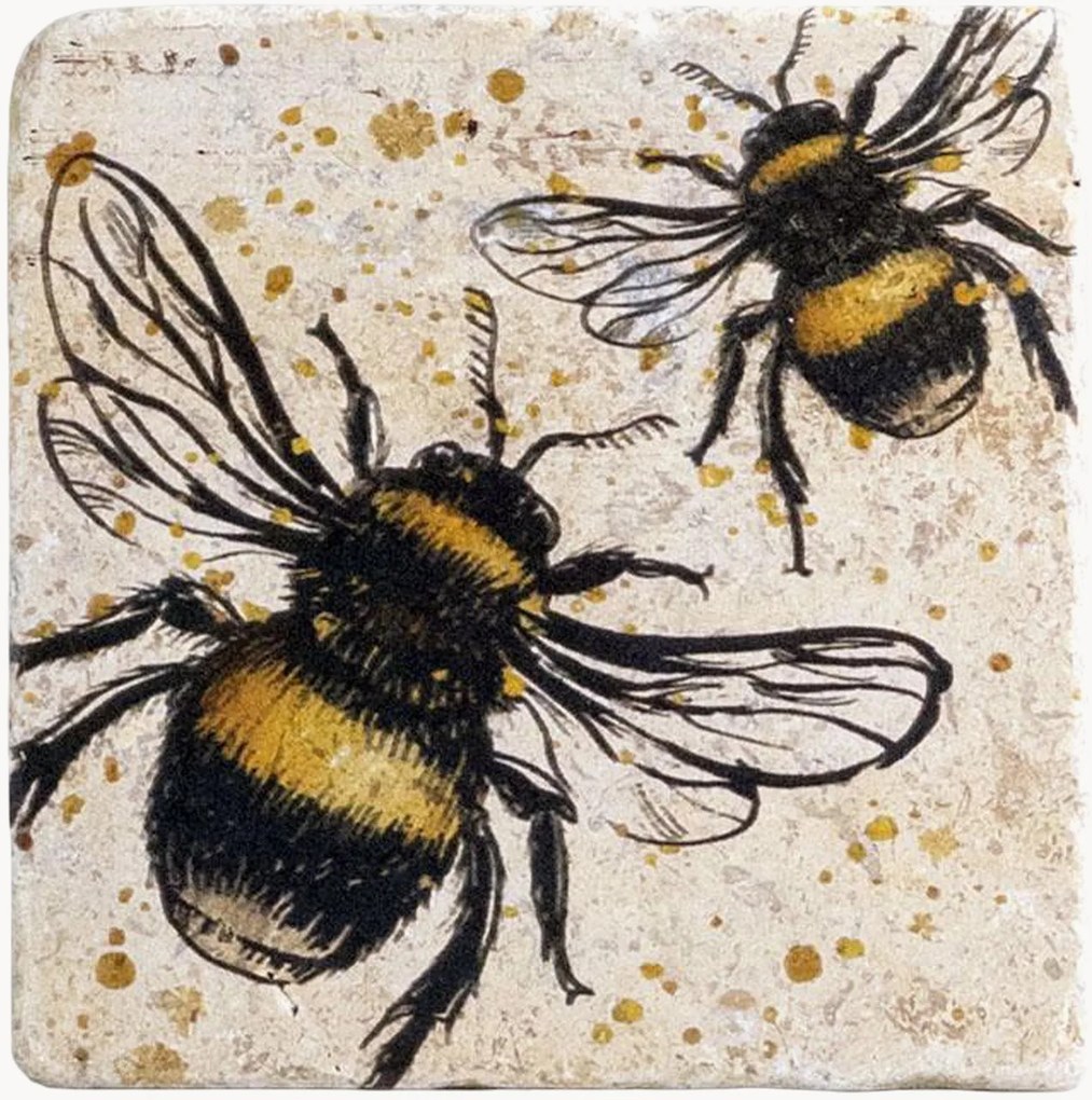 Bases para copos Bee, conjunto de 4