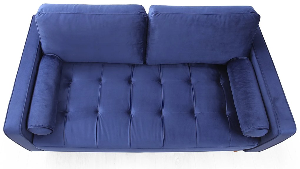 Sofá de 2 Lugares Rome – Azul Marinho – 175x90x70 cm