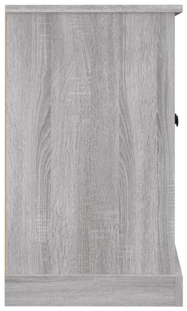 Aparador 100x35,5x60 cm derivados de madeira cinzento sonoma