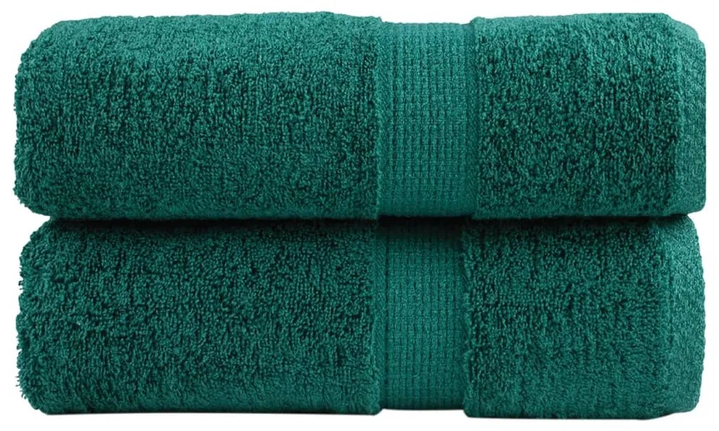 Toalhas de bidé premium SOLUND 2 pcs 30x50 cm 600 gsm verde