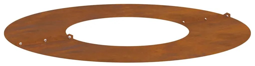 Vaso de Aço Corten Aço corten Grande Empilhável