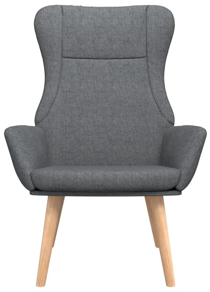 Poltrona Kalani WingBack em Tecido - Cinzento-Escuro - Design Nórdico