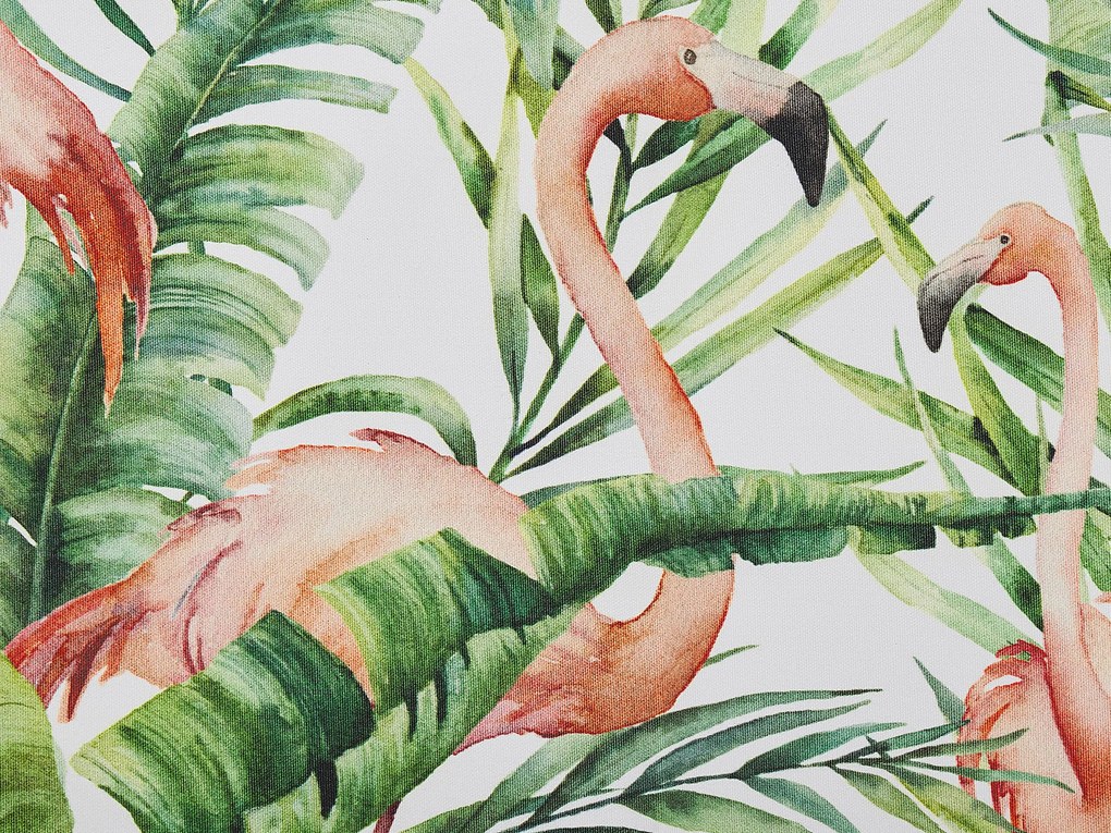 Conjunto de 2 capas multicolor motivo flamingo para cadeiras CINE Beliani