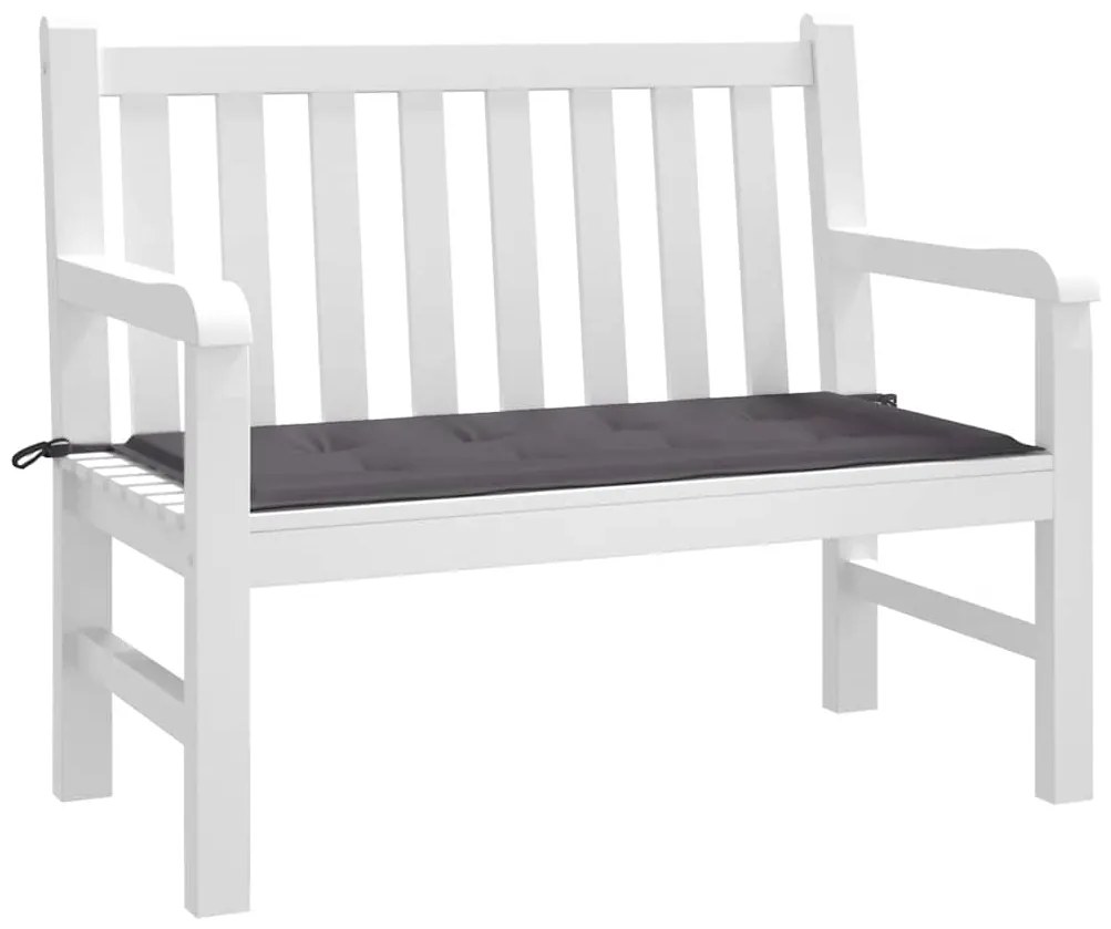 Almofadão p/ banco de jardim 100x50x4cm tecido oxford antracite