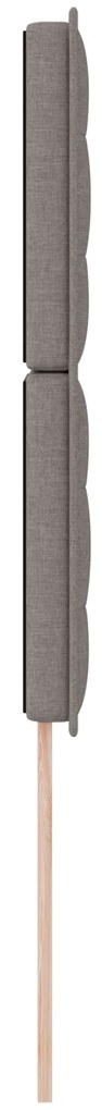 Cabeceira Design Lines Taupe 90 cm Tecido