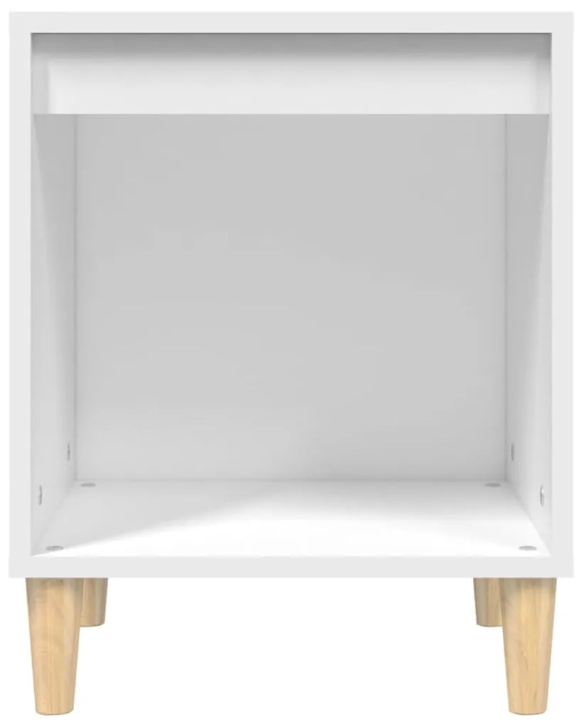 Mesa de cabeceira 40x35x50 cm derivados de madeira branco