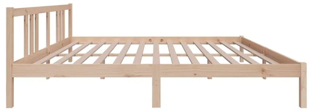 Estrutura de cama super king 180x200 cm madeira maciça