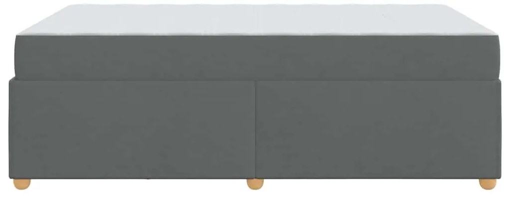 Estrutura de cama com colchão Cinzento escuro 120 x 200 cm