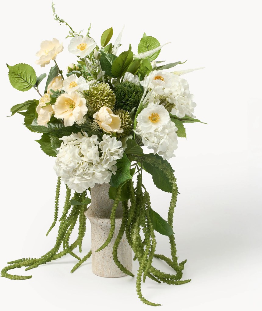 Ramo de flores artificiais Ivory Bloom