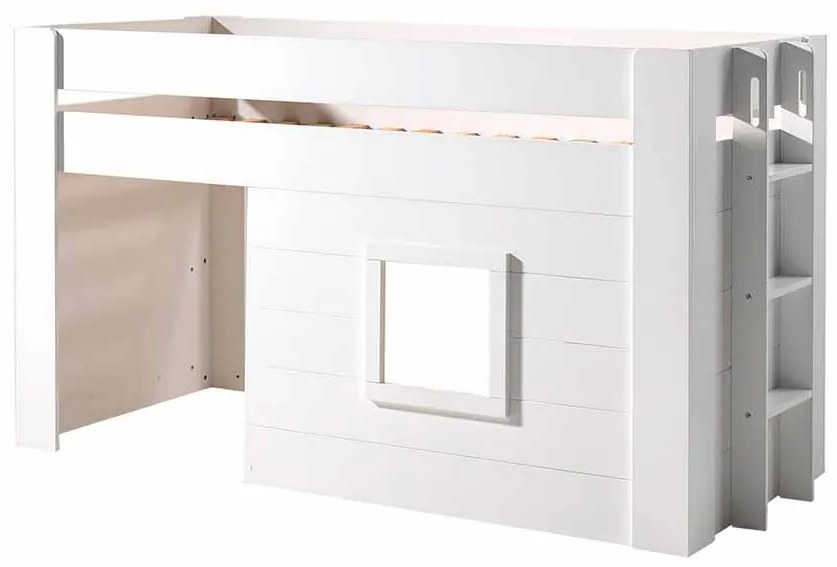 Conjunto Cama infantil NOAH + Cortina e Porta de Tecido Branca