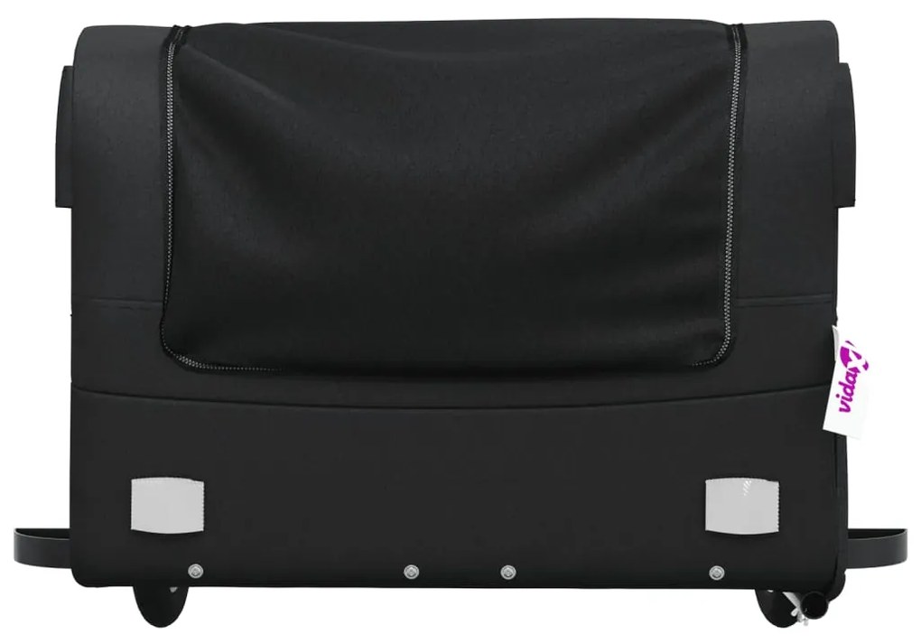 Reboque para bicicleta 45 kg ferro preto