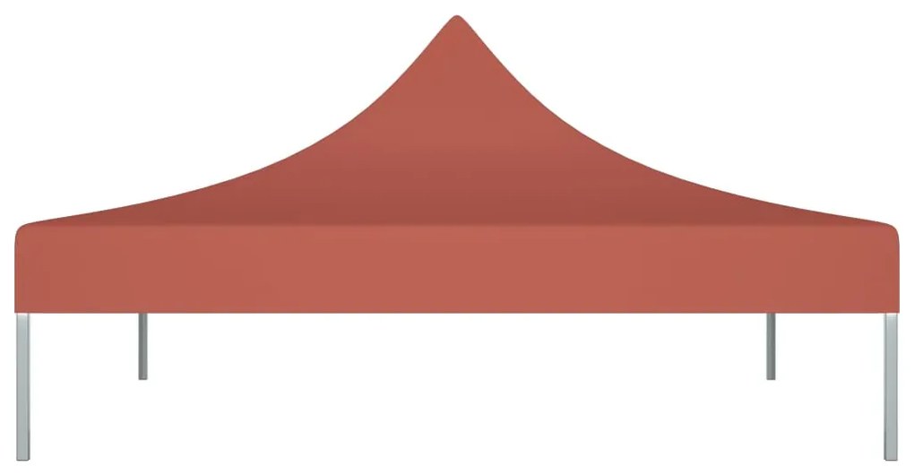 Teto para tenda de festas 3x3 m 270 g/m² terracota