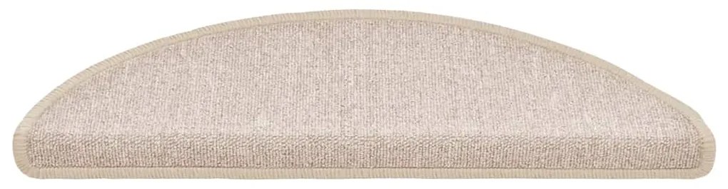 Tapetes de escada 20 pcs 56x17x3 cm cinzento-acastanhado
