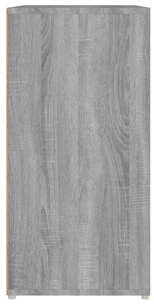 Sapateira 60x35x70 cm derivados de madeira sonoma cinza