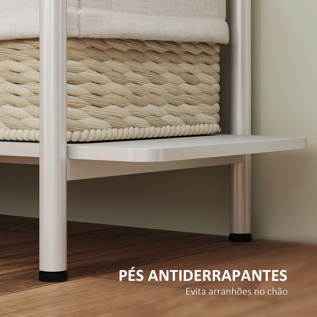 Estante com Prateleiras – Modelo Chamonix – 100x35x160 – Madeira – 6 N