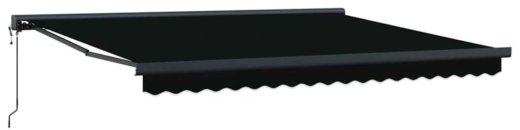 Toldo Retrátil Automático Preto 400x300 cm