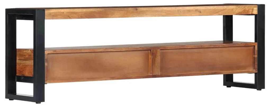 Móvel de TV 140x30x45 cm madeira de acácia maciça
