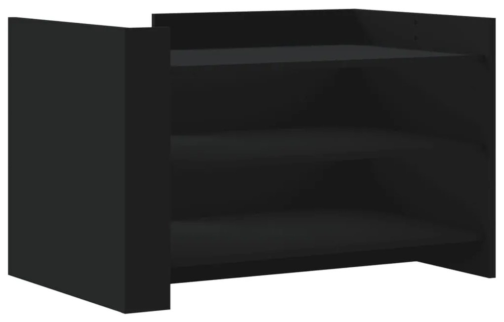 Mesa de centro 80x50x50 cm derivados de madeira preto