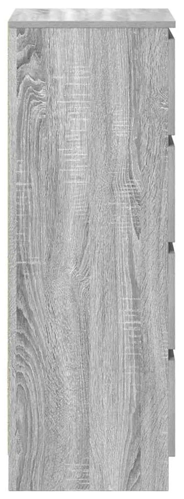 Aparador 37,5x35x99 cm derivados de madeira cinzento sonoma