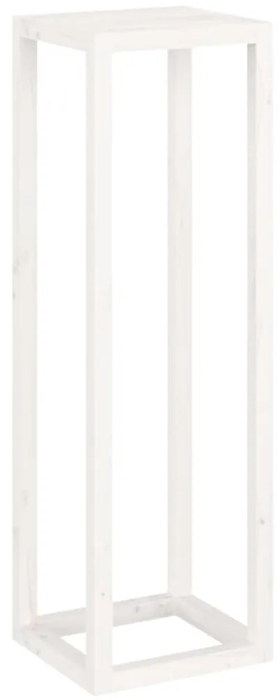 3 pcs conjunto de suporte plantas pinho maciço branco