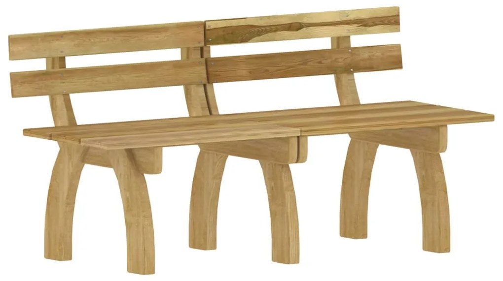3 pcs conjunto de jantar p/ jardim pinho impregnado