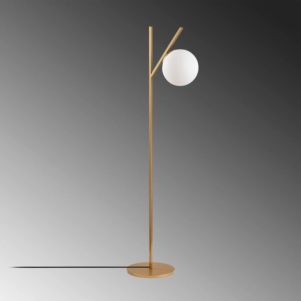 Candeeiro de Pé Fork – Dourado – 31 x 45 x 152 cm