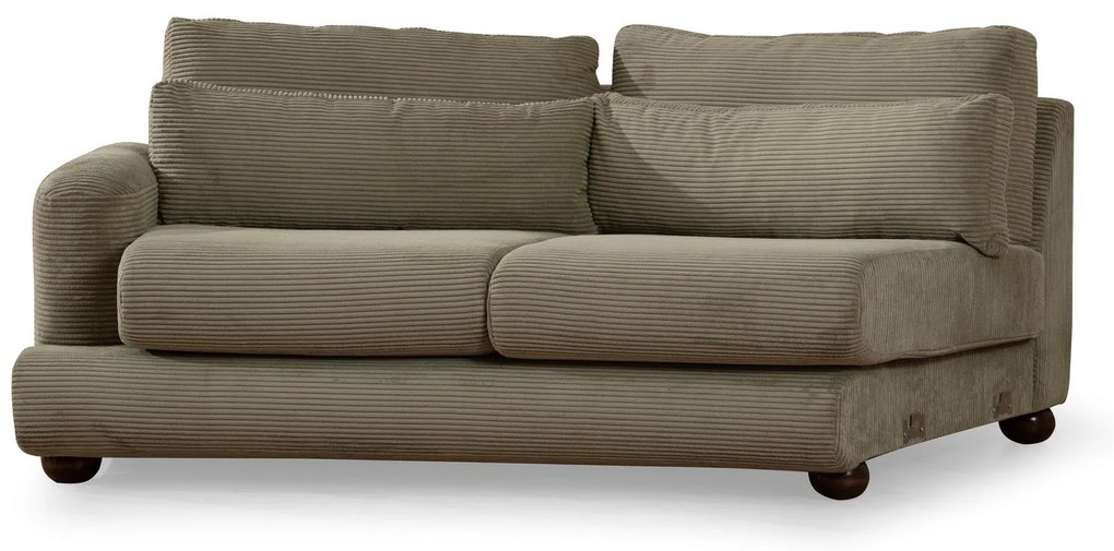 Sofá de 4 Lugares River – Verde – 330x105x90 cm