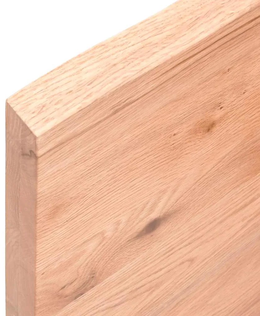 Prateleira de parede 160x60x(2-4) cm carvalho tratado castanho