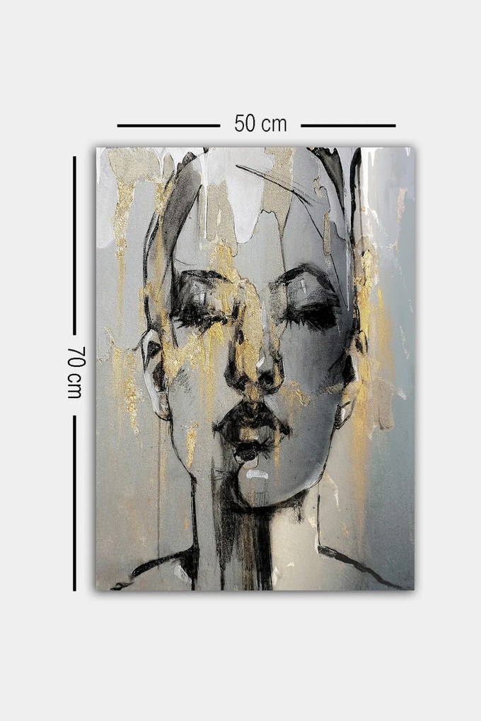 Pintura Decorativa em Tela 1286909035 – Multicolor – 50 x 70 cm