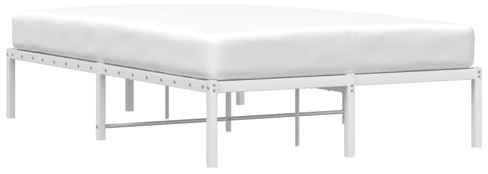 Estrutura de cama de metal 120x190 cm branco