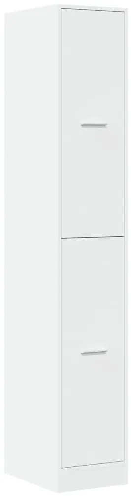 Armário boticário 30x41x174,5 cm derivados de madeira branco