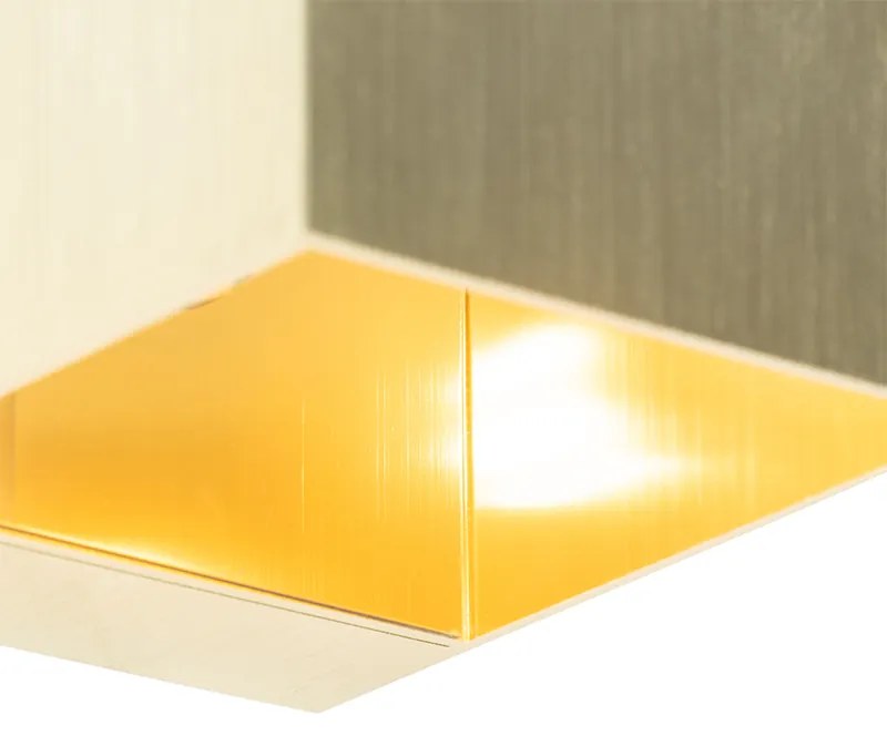 Candeeiro de parede moderno dourado - Transfer