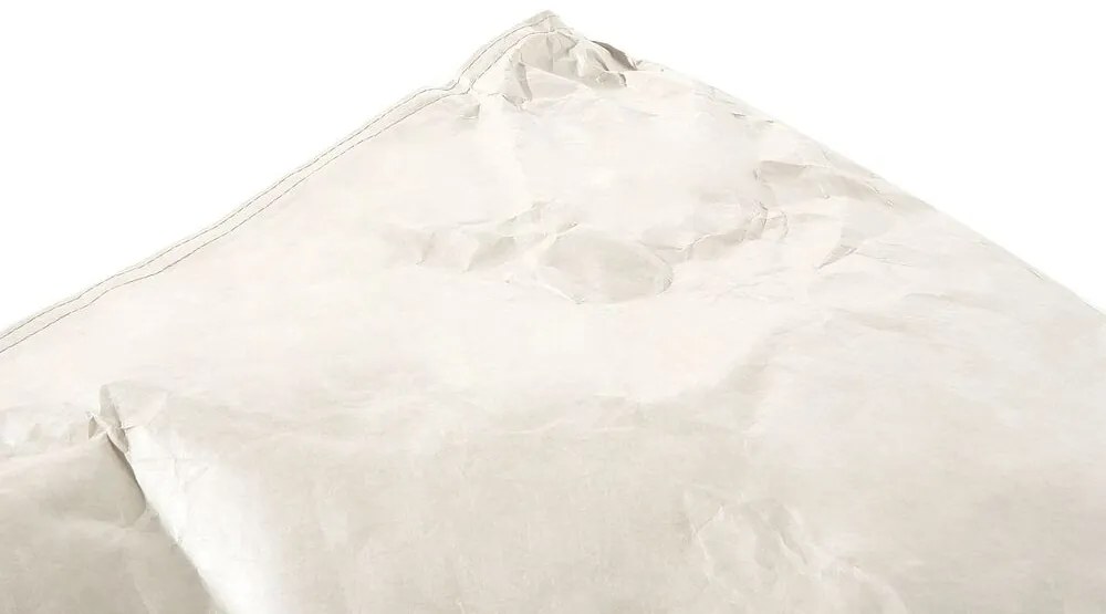 Pufe poltrona creme DROP Beliani