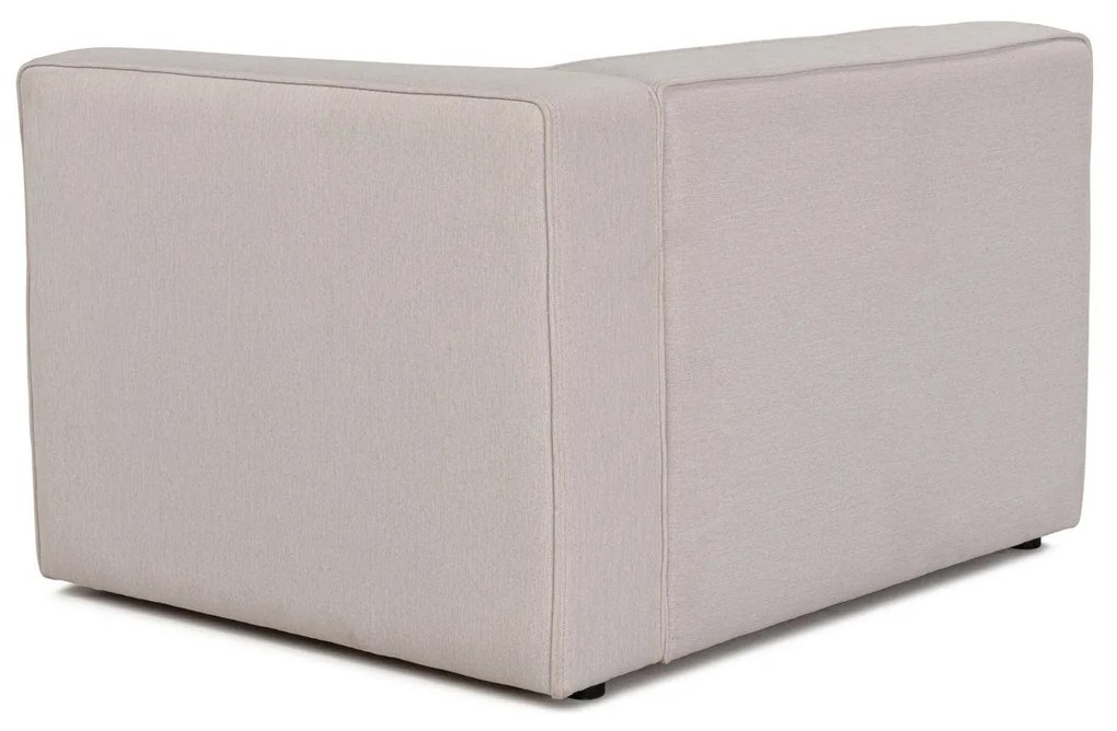 Sofá de Canto Mora – Ecru – 230x69x180 cm