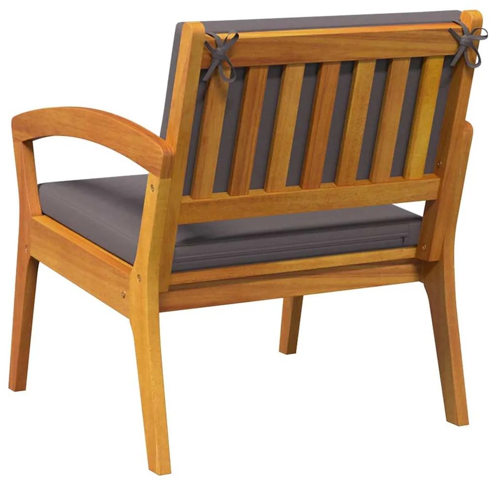 Cadeiras de Jardim vidaXL 2 pcs 59,5x70,5x72,5 cm Madeira Sólida de Ac