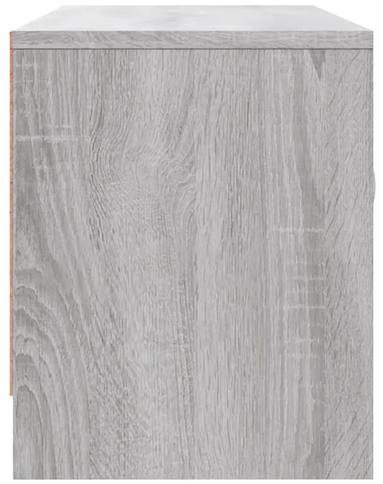Móvel de TV 102x30x37,5 cm derivados de madeira cinzento sonoma
