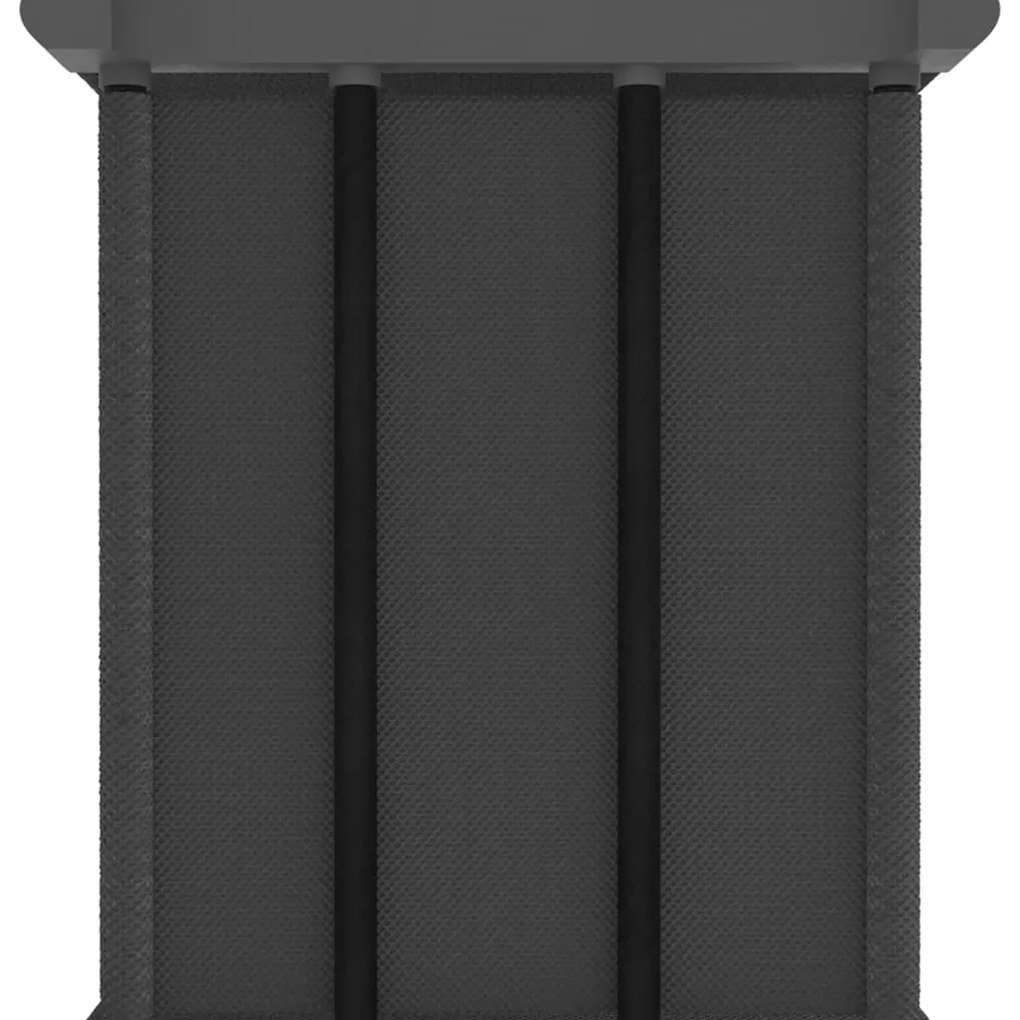 Unidade de prateleiras 15 cubos 103x30x175,5 cm tecido cinzento
