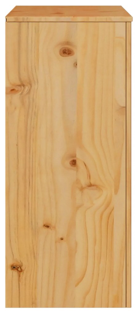 Cômoda vidaXL 'DRAMMEN'76,5x40x91 cm Madeira Sólida de Pinheiro