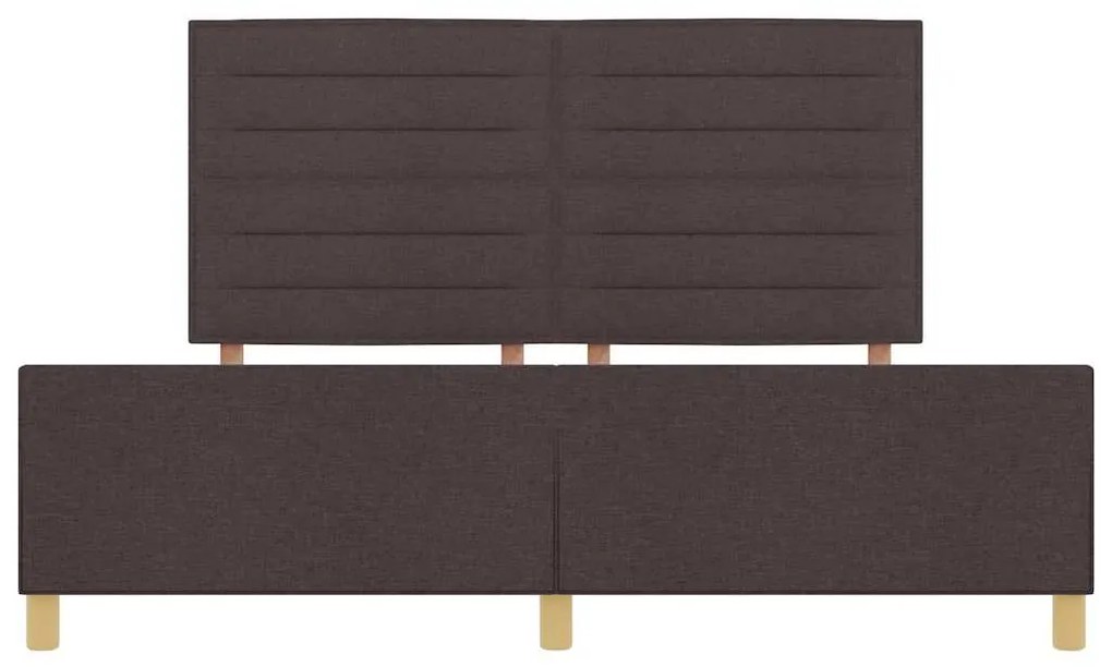 Cama vidaXL Castanho 180x200 cm Tecido