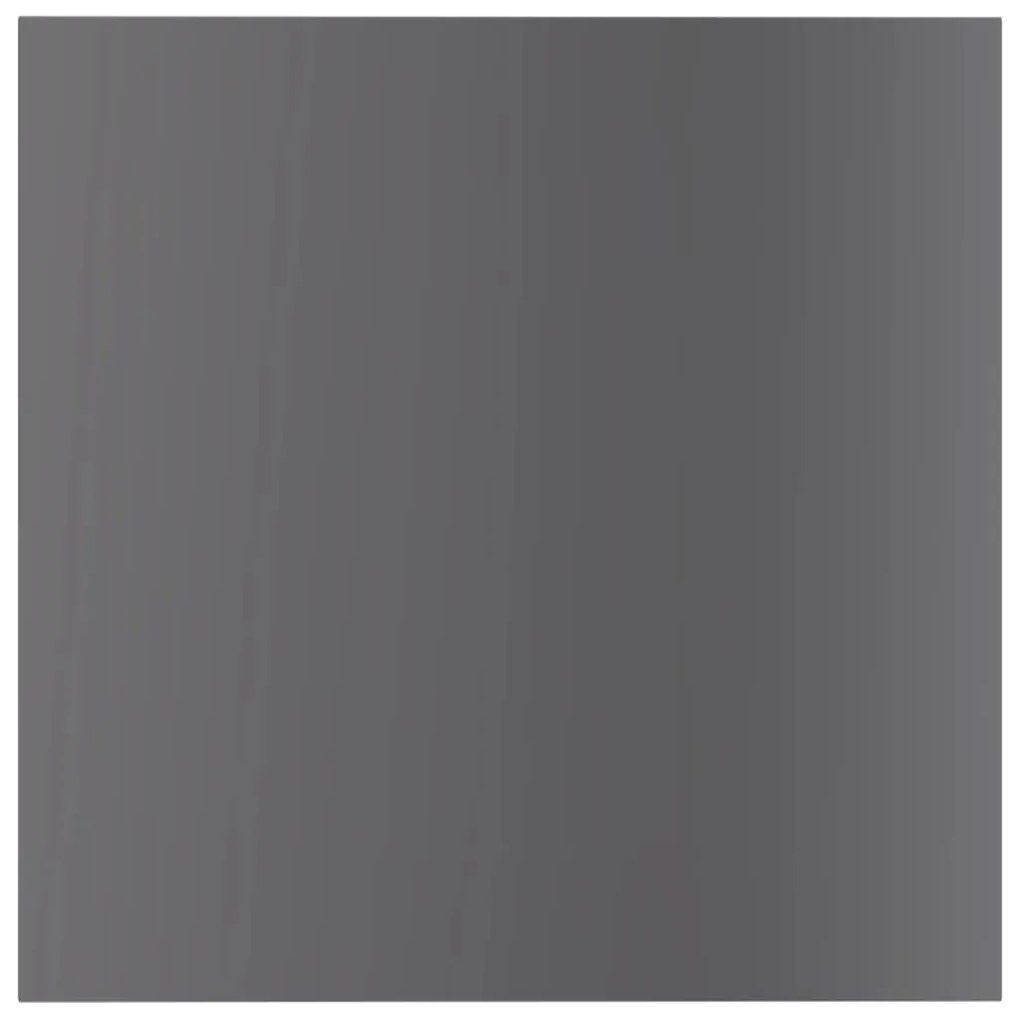 Prateleiras para estante 8 pcs derivados de madeira cinza