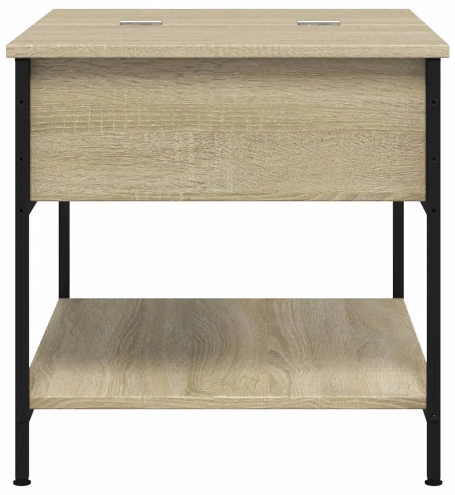 Mesa de centro 70x50x50 cm deriv. madeira/metal carvalho sonoma