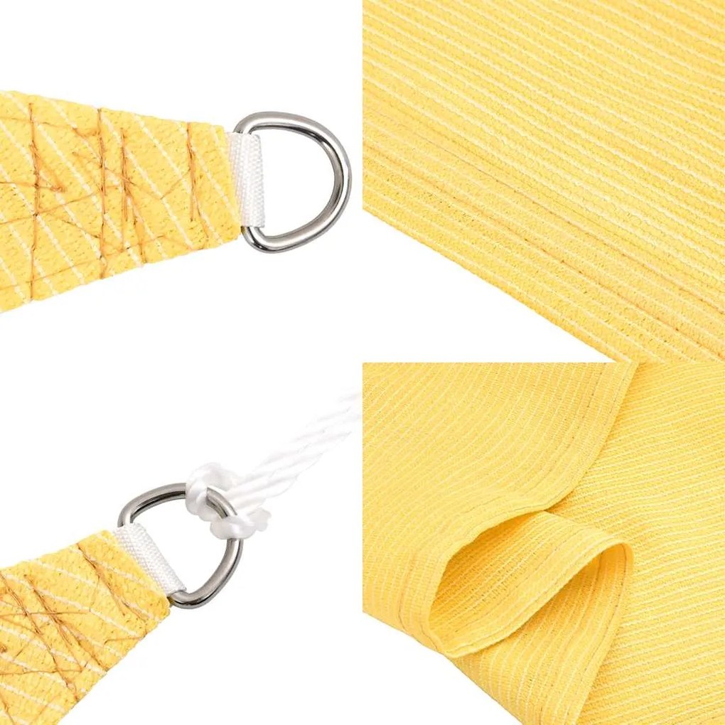 Para-sol estilo vela 160 g/m² 3x6 m PEAD bege